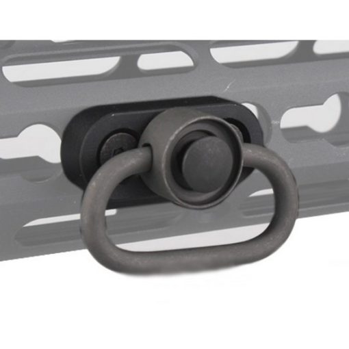 Attache sangle noir QD pour Keymod system Blowback.fr