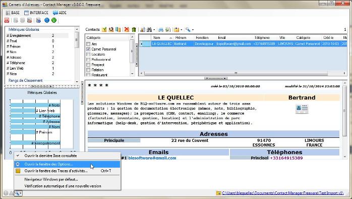 Download the latest version of Contact Manager Freeware