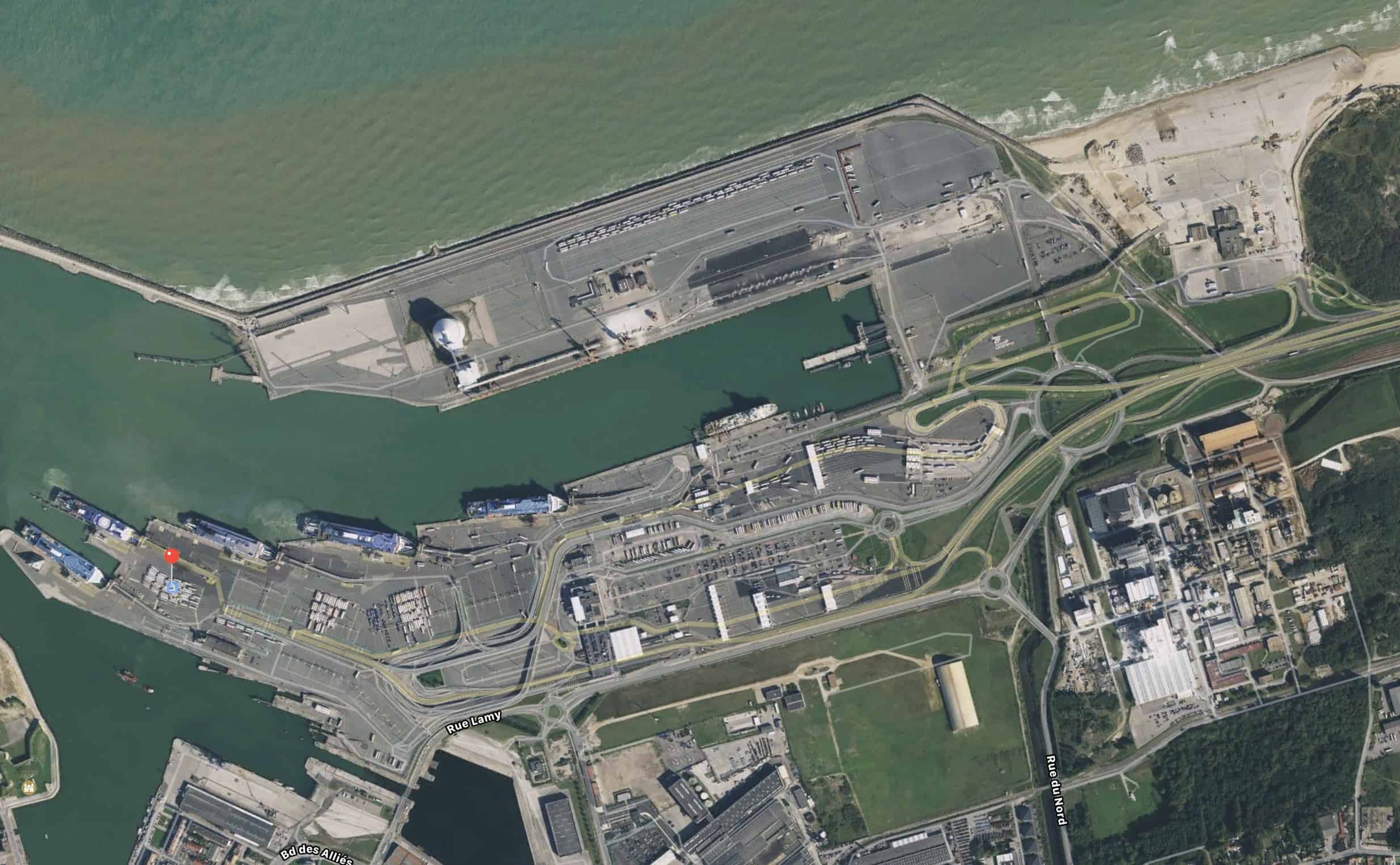 Conception De L Eclairage Public Du Nouveau Port De Calais Bluearc