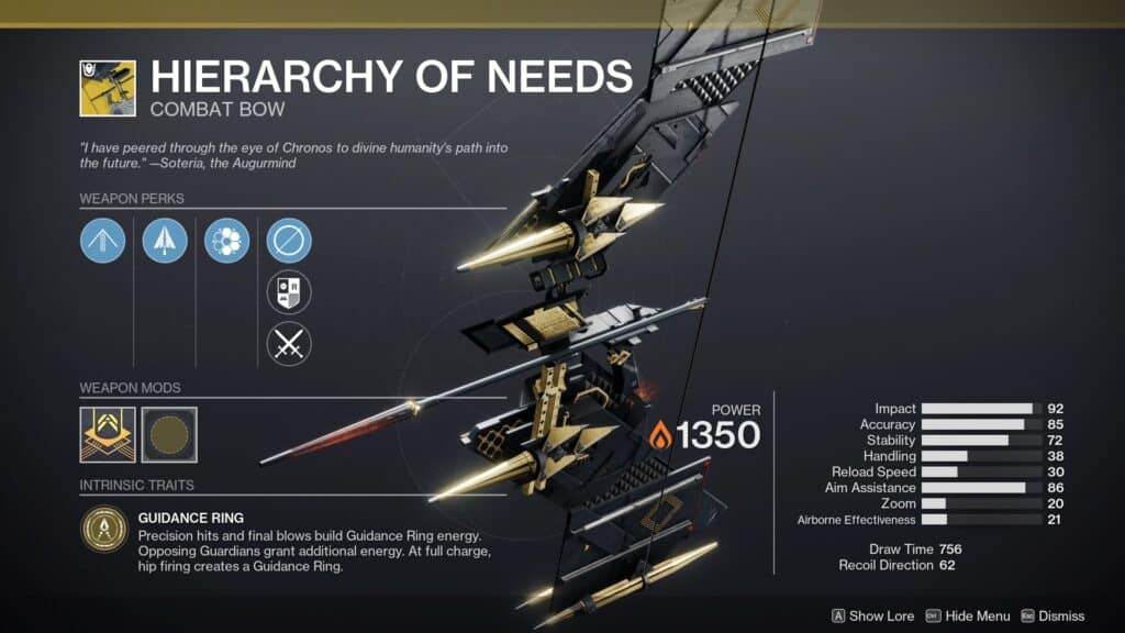 Destiny 2 Hierarchy of Needs + Catalyst How to get them(04)