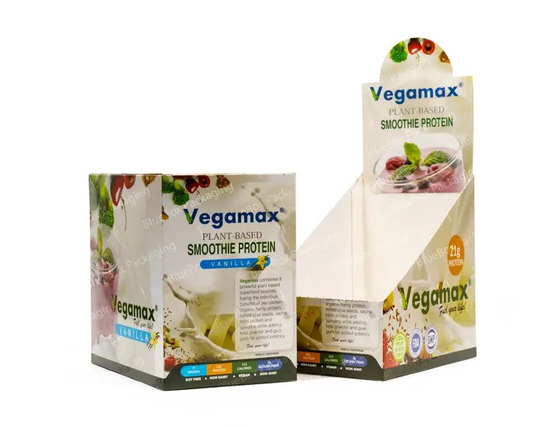 Retail Display Boxes Blue Box Packaging