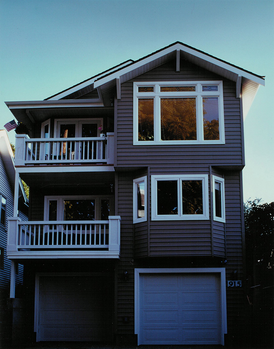 Seattle Architect Craftsman Duplex Front