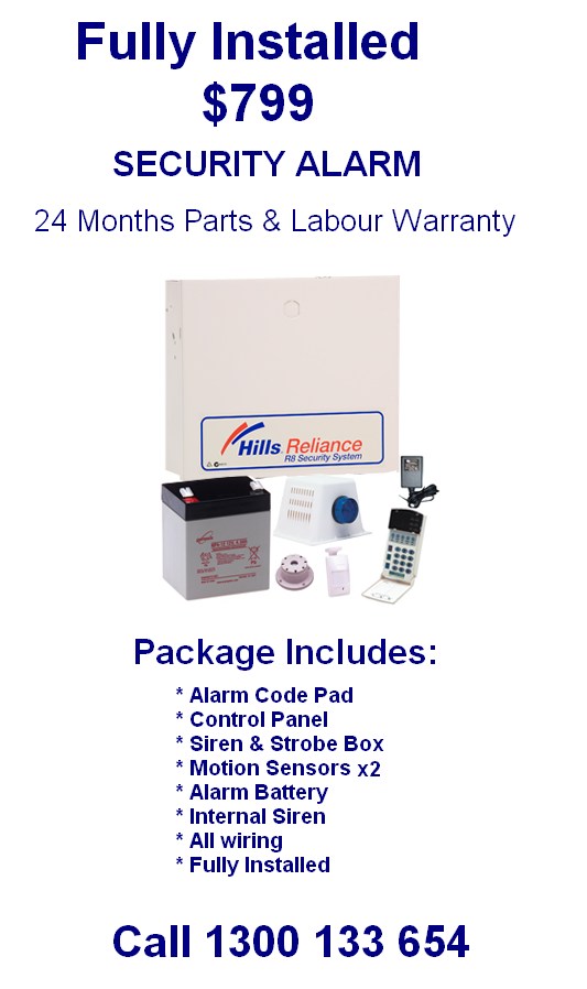 Alarm Specials Melbourne BLUEcorp SECURITY