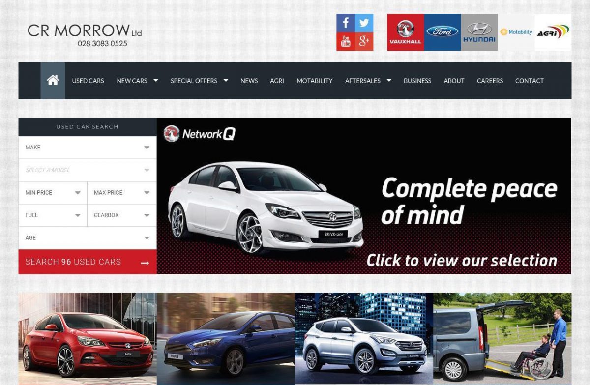 CR Morrow Blue Cubes  Design