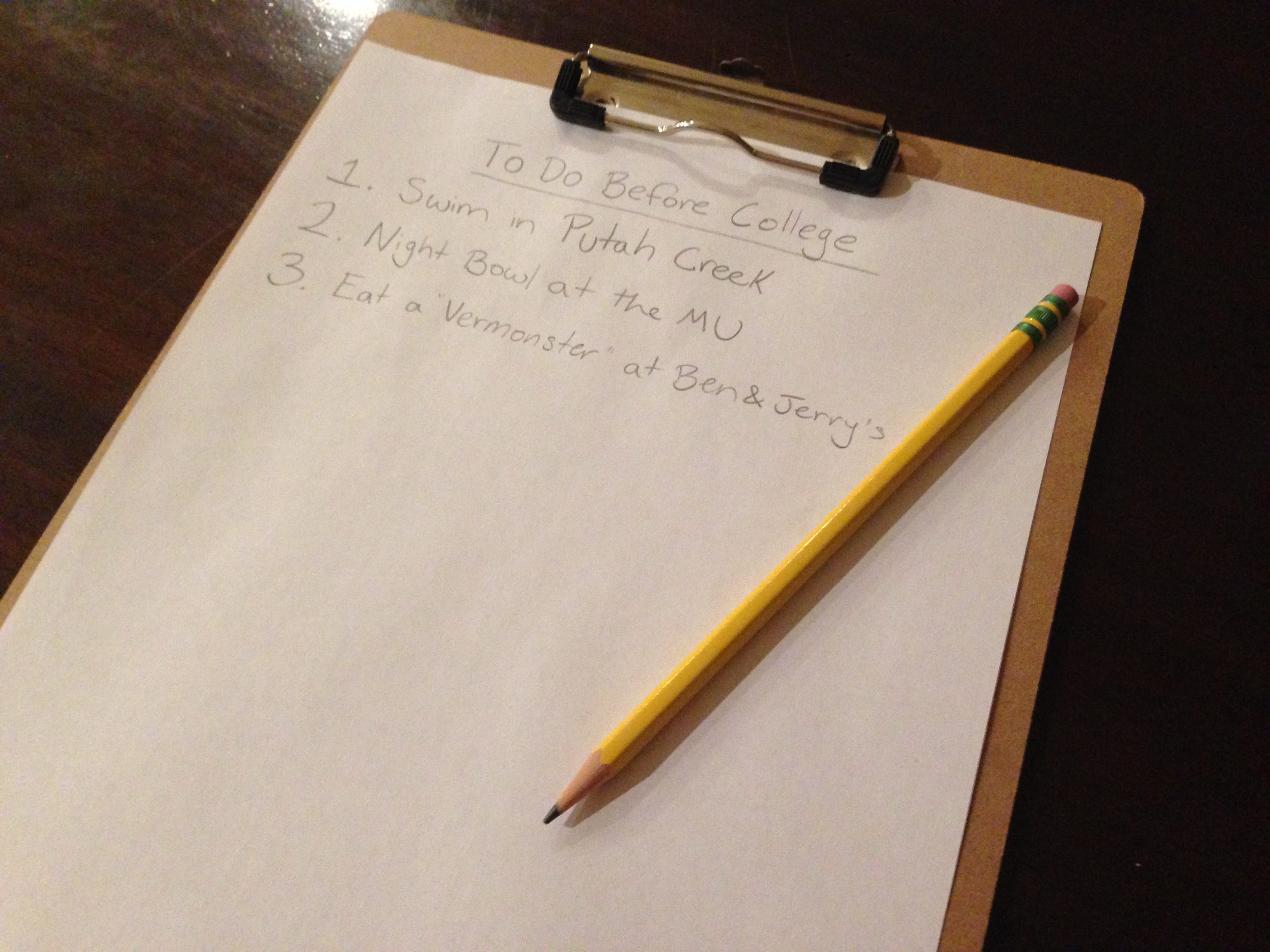 My bucket list essay samples