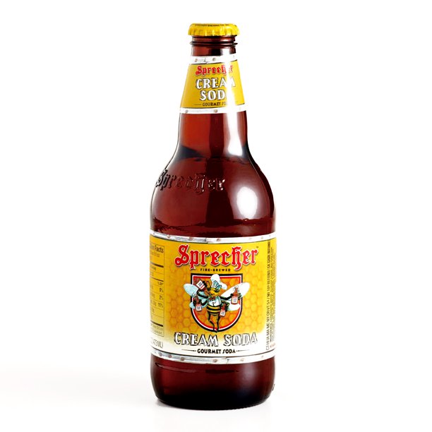 Sprecher Cream Soda Kosher 16 oz Bottle Blue Dog Beverage