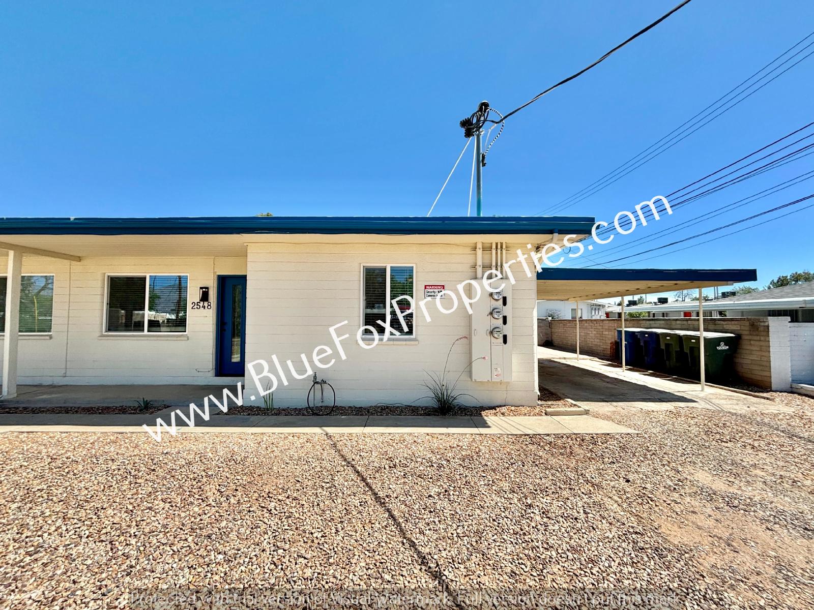2548 E Copper St Tucson, AZ 857162406 Blue Fox Properties