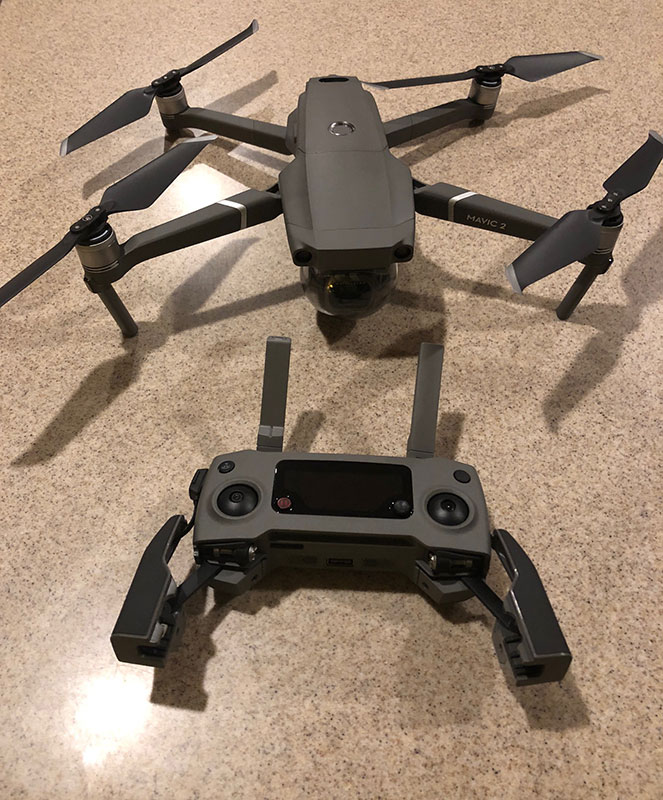 The DJI Mavic 2 Professional Drone Aerial Video is more
