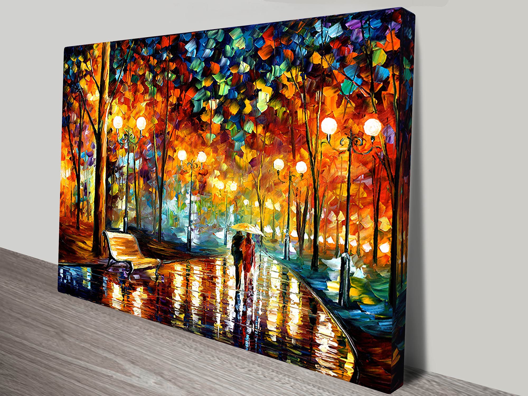 Rain Rustle by Leonid Afremov Canvas Artwork Prints Australia.