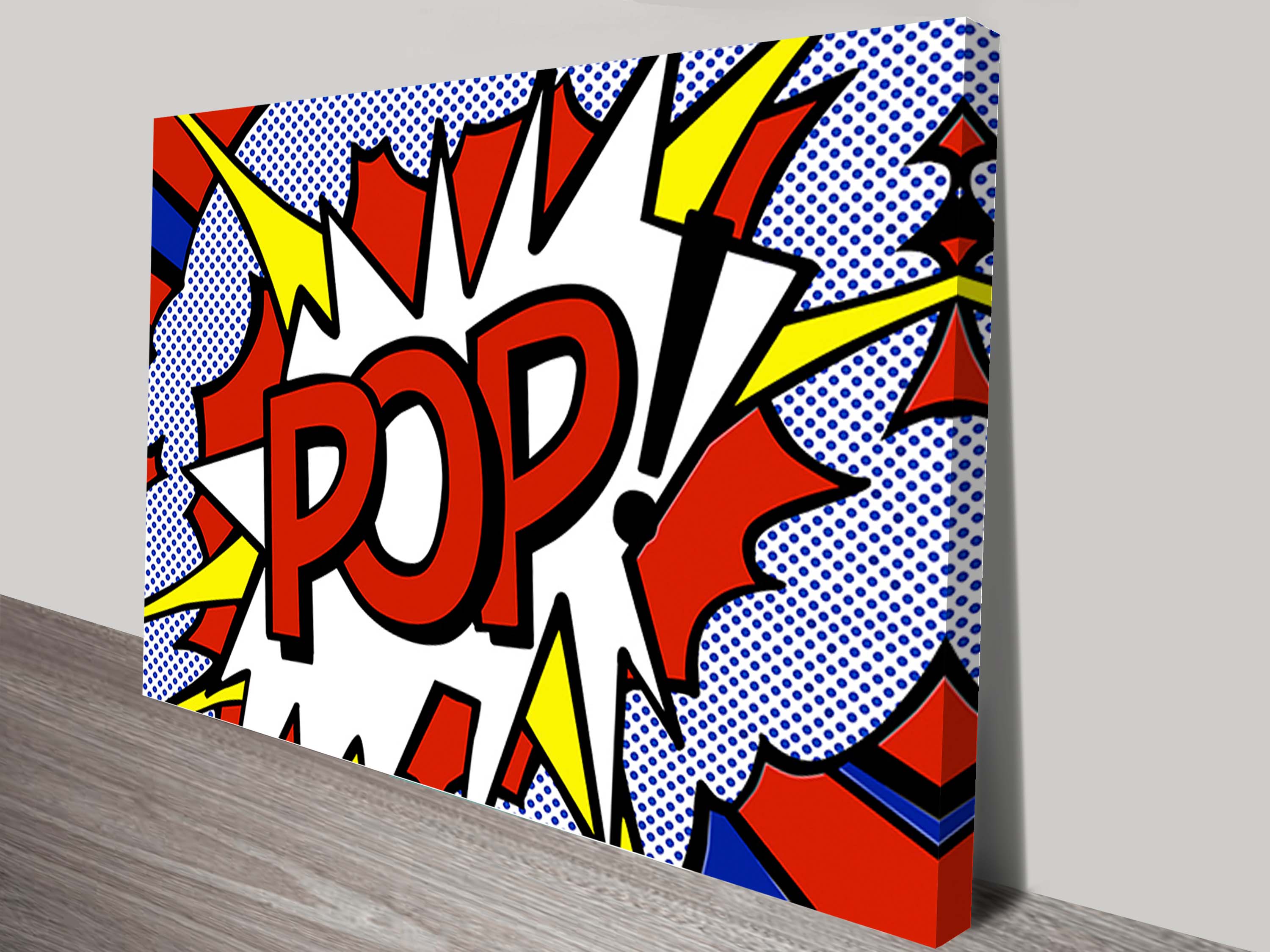 Pop Comic Book Art Print on Canvas Australia