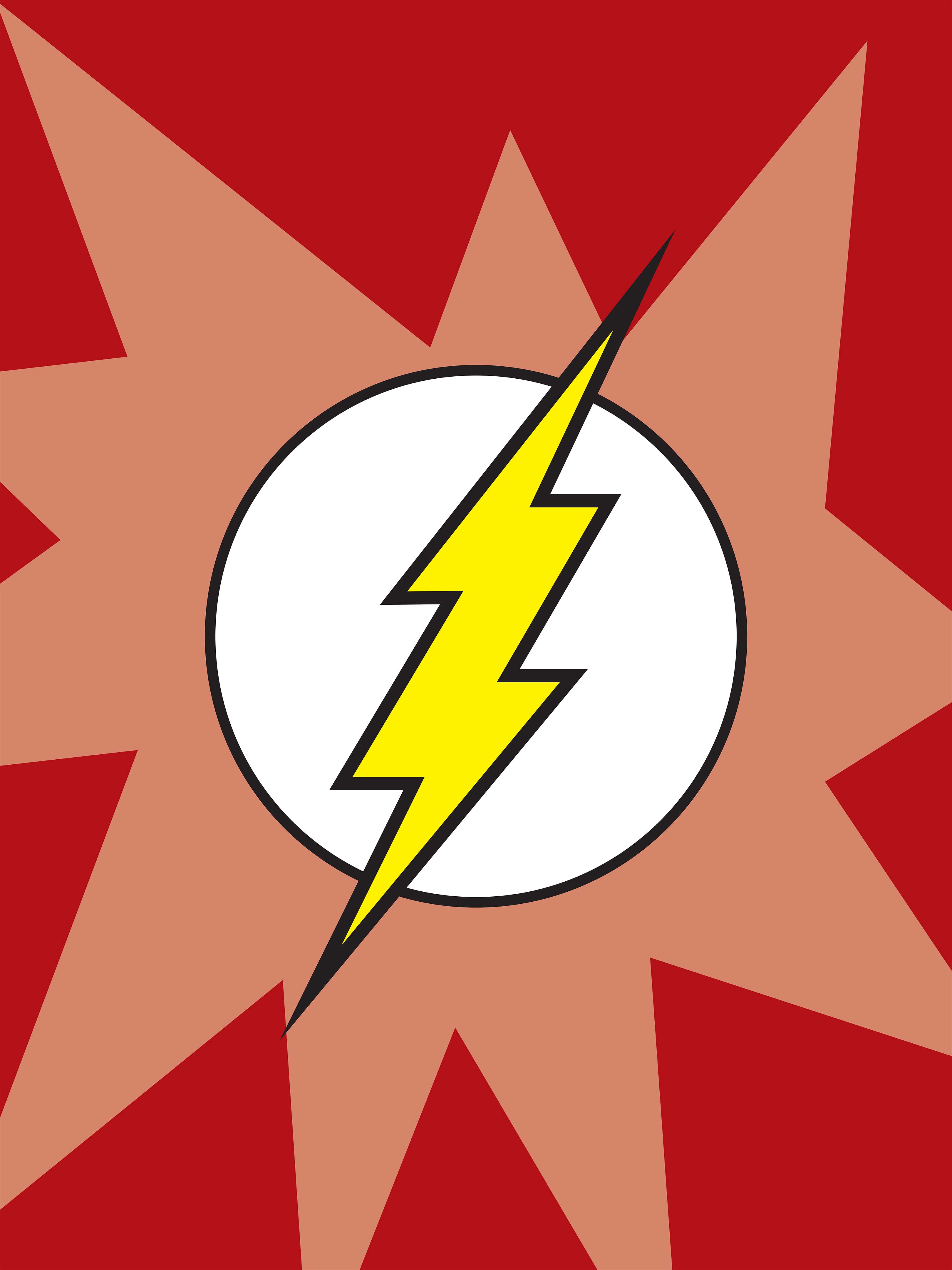 The Flash Marvel Comic Book Symbol Art