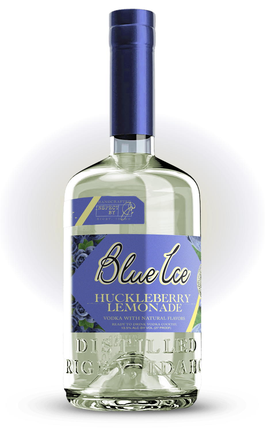 Huckleberry Lemonade Vodka Cocktail Blue Ice Vodka