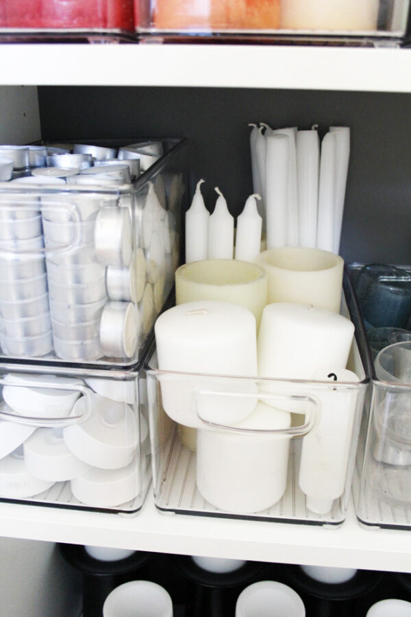 Candle Storage Ideas Blue i Style