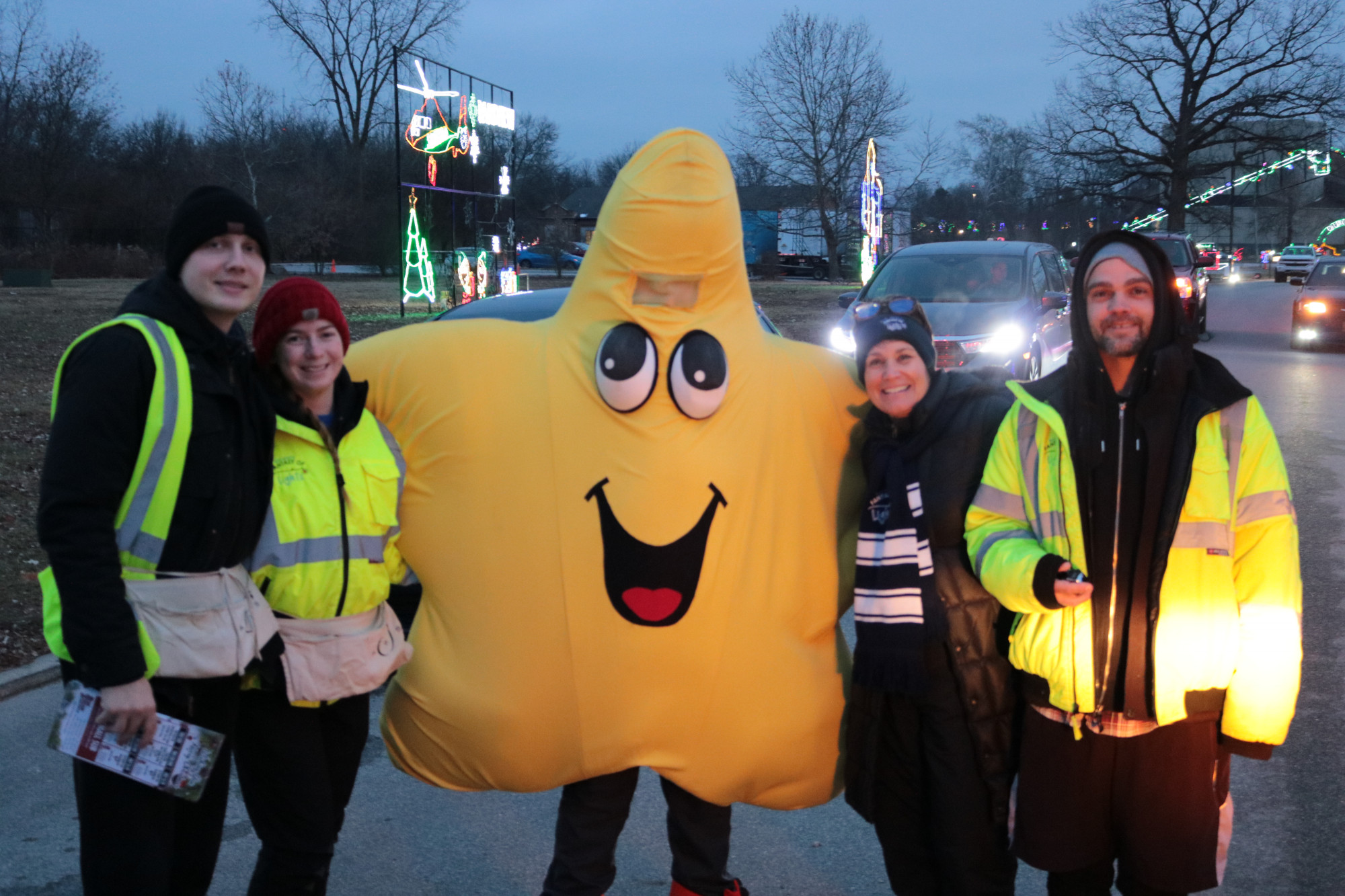 Fantasy of Lights Delivered in 2022 and Gives Back Blue Jacket Inc.