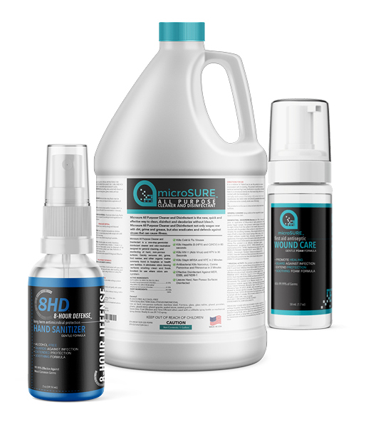 SecureWatch24 now offering microSURE antimicrobial solutions Blue