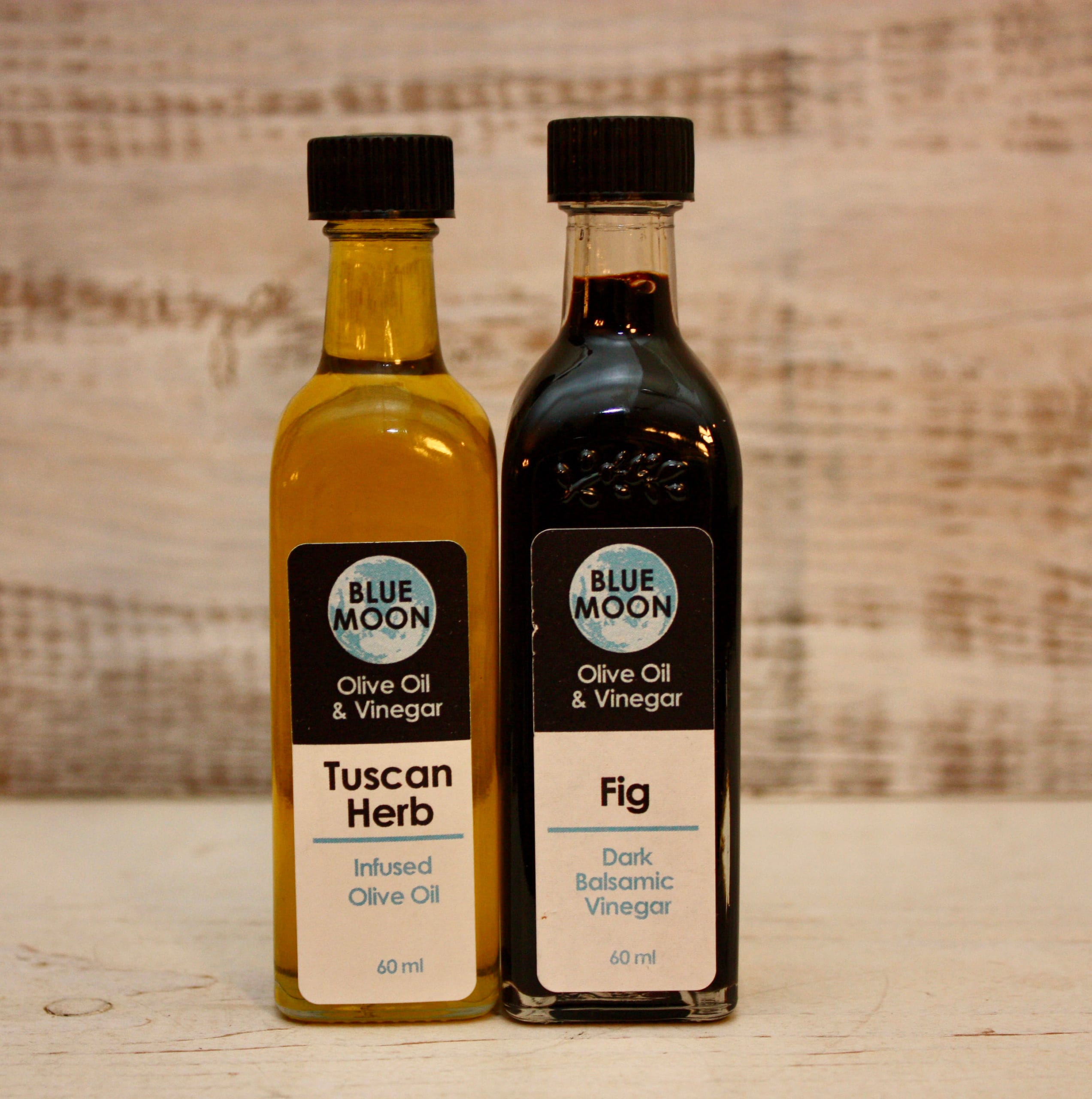 TwoPack Pairing Blue Moon Premium Olive Oil and Vinegar