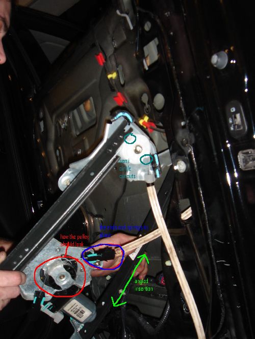 How To Repair the Power Window Regulator / Motor