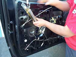 How to install aftermarket power windows in a Ford F150