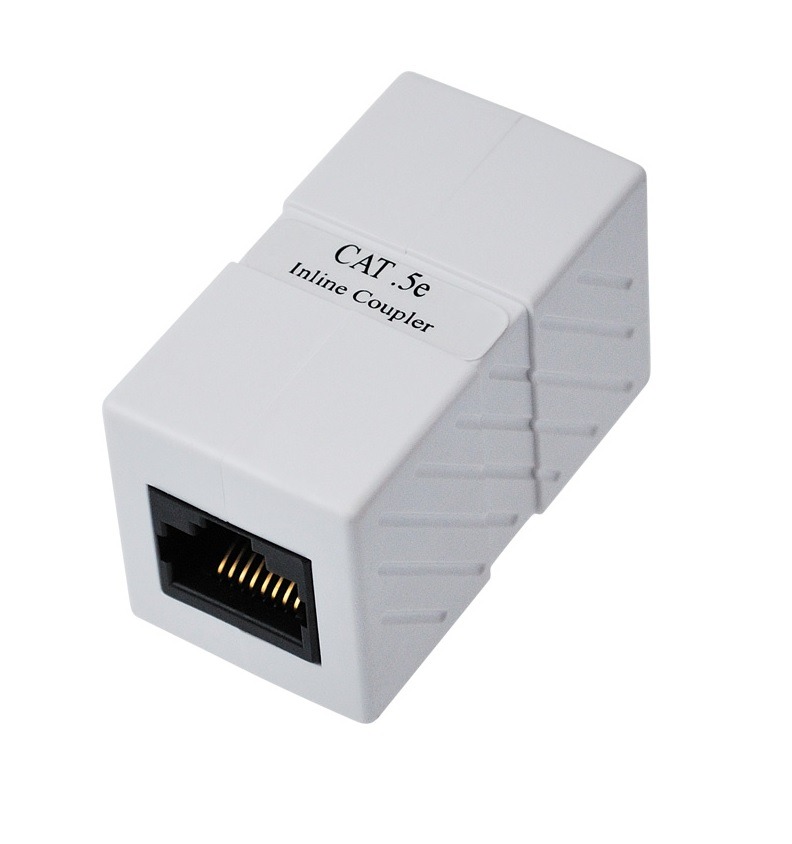 Acoplador/Unión/Adaptador RJ45/RJ45 Cat. 5e Dixon cable de Red Blue