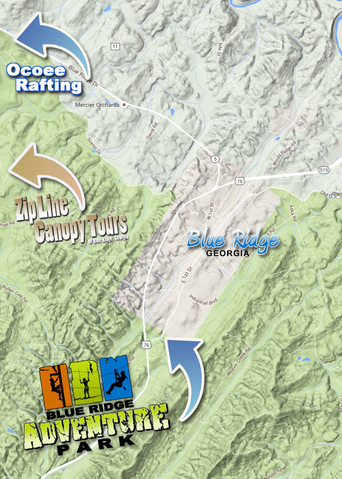 Directions to Blue Ridge Adventure Park