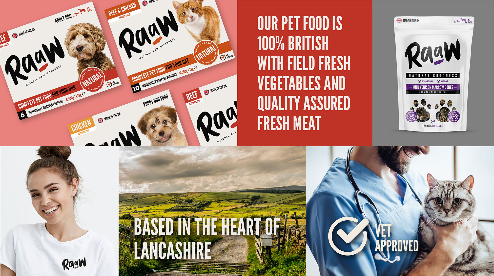 RaaW Pet Foods  Design & Branding By Bluestone98