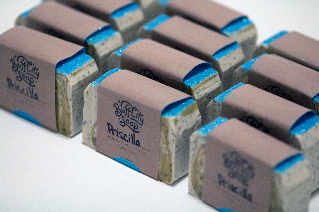 Buff City Soap Priscilla Blue Suede Sisters