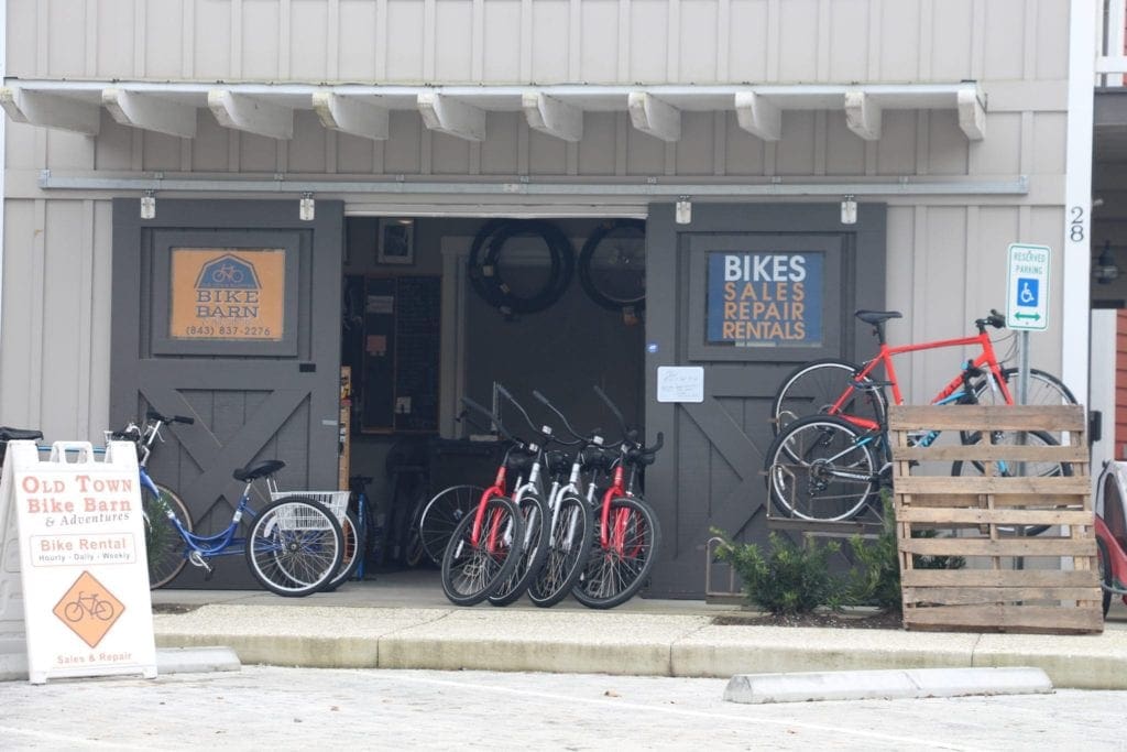 Bicycle Rental Bluffton Old Town Bike Barn & Adventures