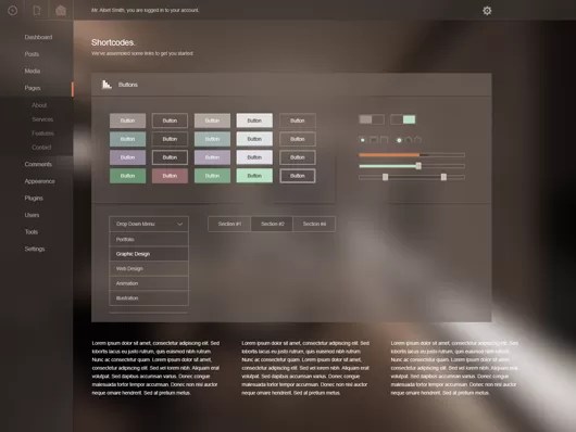 Admin Panel Template (Psd)