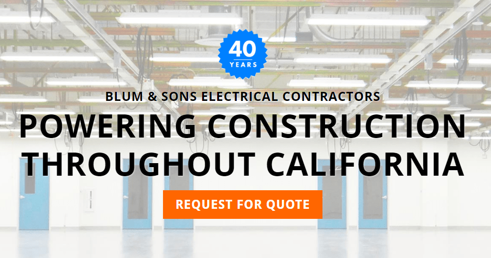 testpost Blum & Sons Electric, Inc., Electrical Contractor