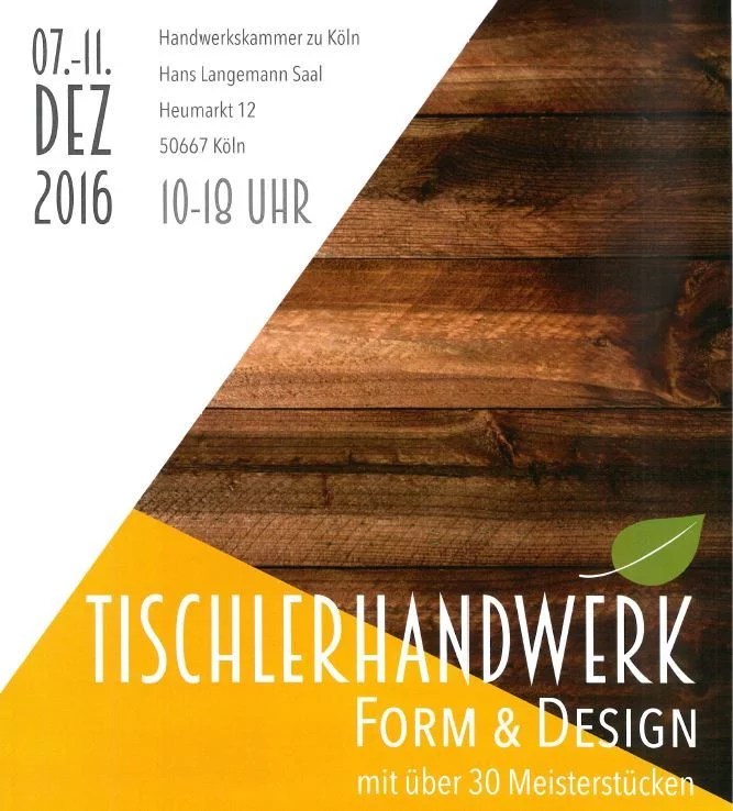 Meisterstückausstellung an der HWK Köln. Meisterliches aus Köln BM online