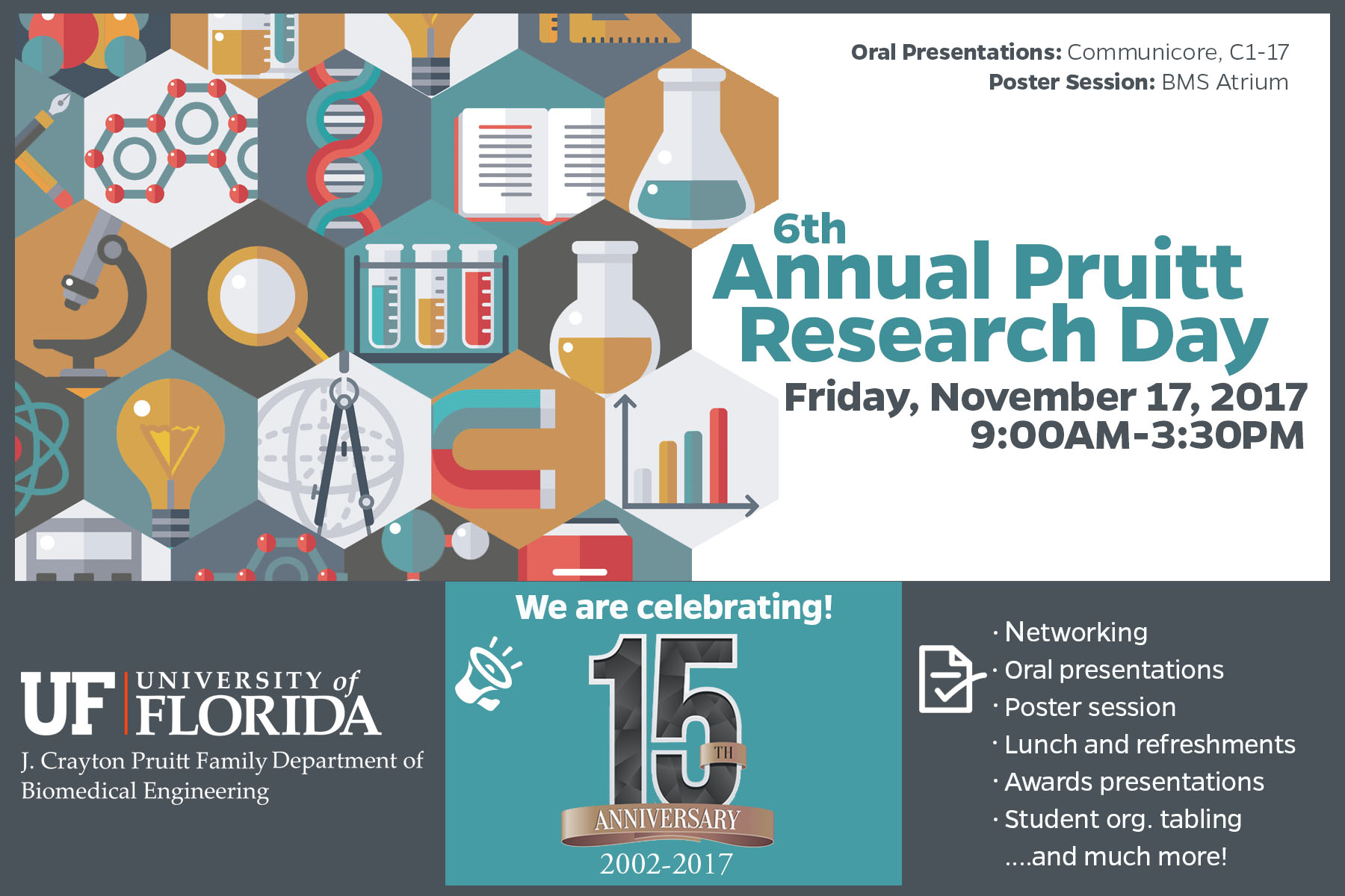 6th Annual Pruitt Research Day J. Crayton Pruitt Family Department of