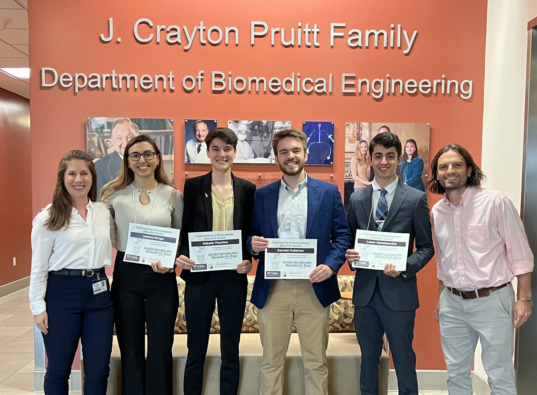 BME Undergraduate Research Day J. Crayton Pruitt Family Department of