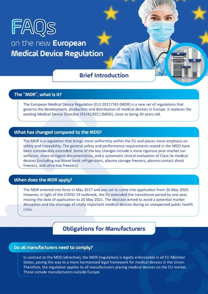 FAQ on the European Medical Device Regulation B Medical Systems (IN)