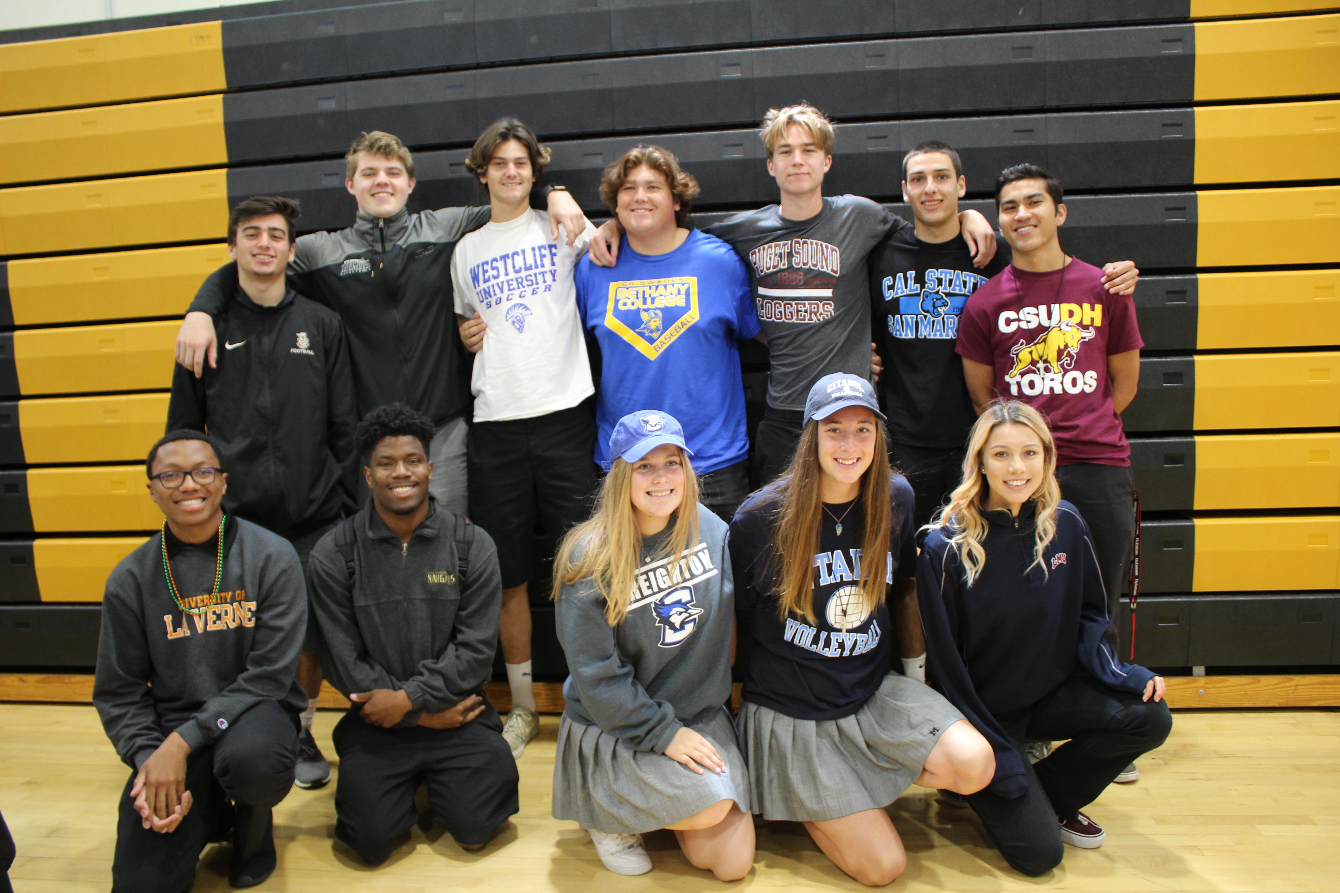Twelve More StudentAthletes Make College Commitments