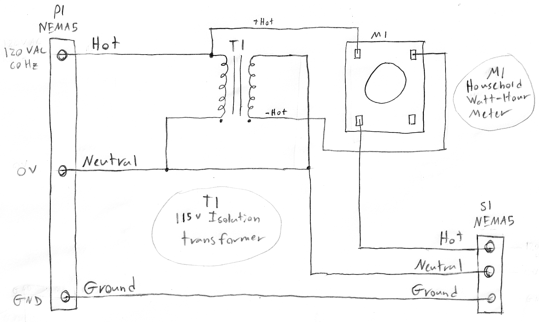 Energy Meter Schematic Diagram - Circuit Diagram