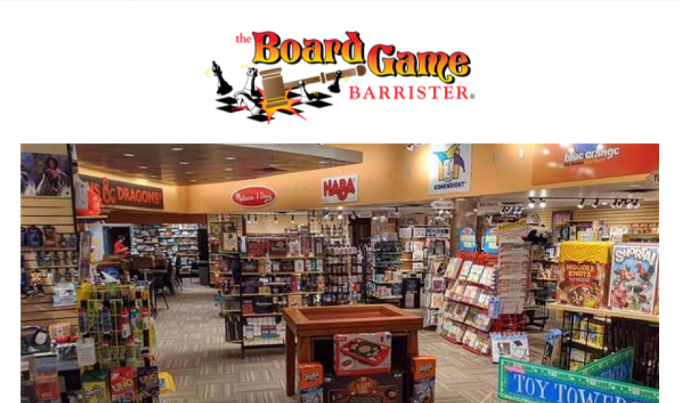 Join our Newsletter Board Game Barrister