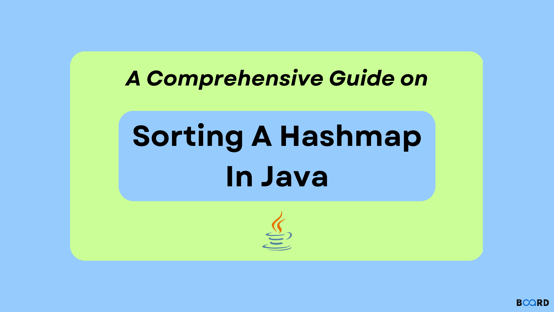 Sorting A Hashmap In Java Board Infinity
