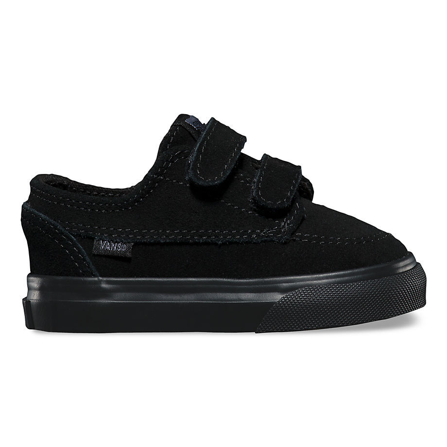 Vans Youth Brigata Velcro Black/Black