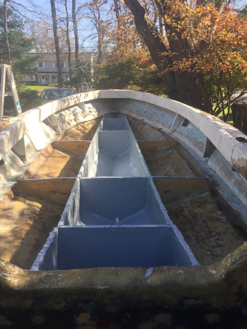 Gas Tank Rigging Advice/Grounding? 1977 18' VHull Boat Design Net