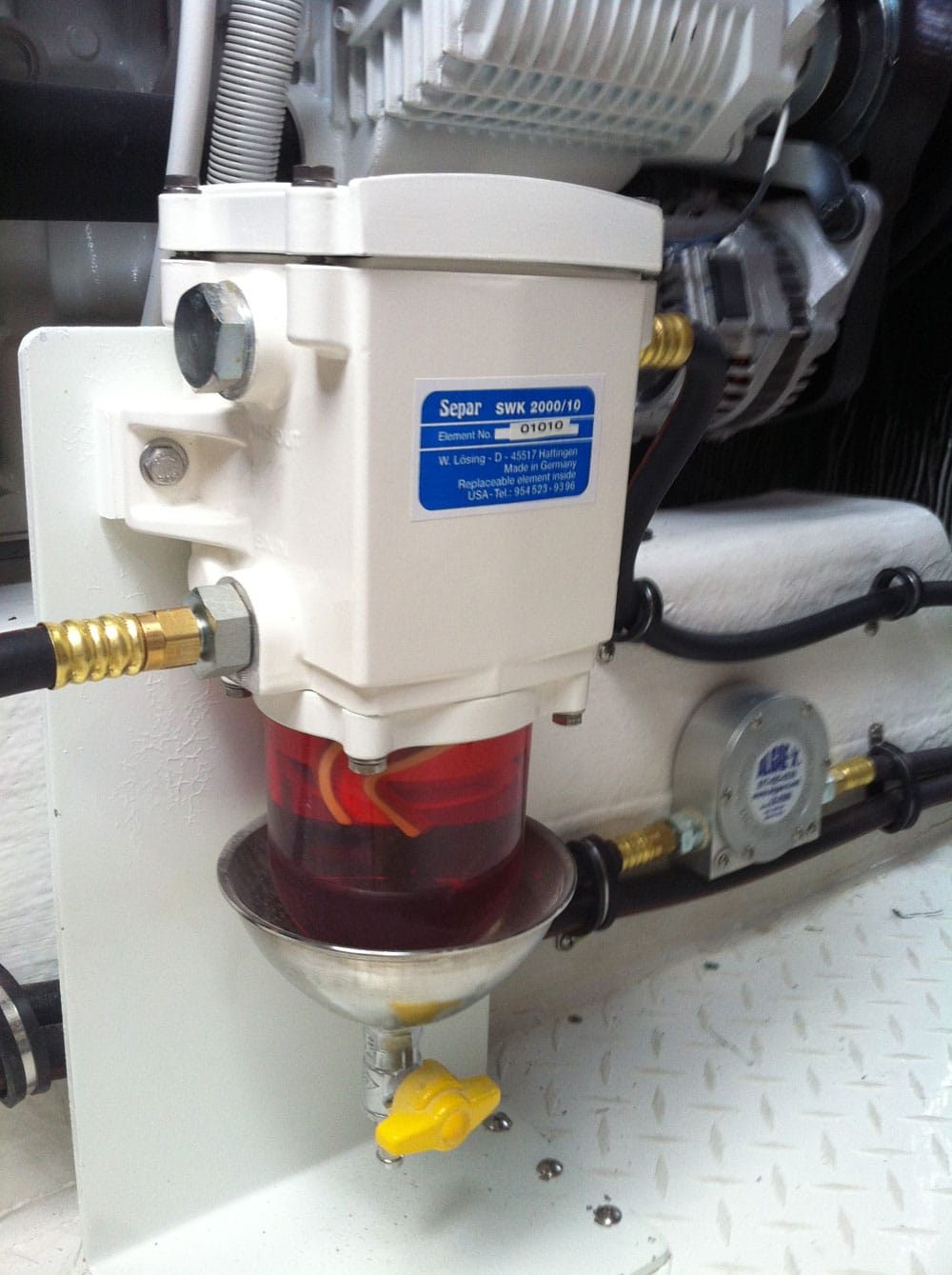 Separ Fuel Filter Water Separator Boating Mag