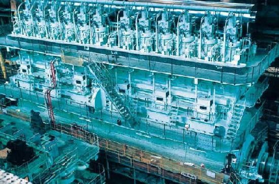 New 100,000hp Marine Diesel Engine BoatTEST