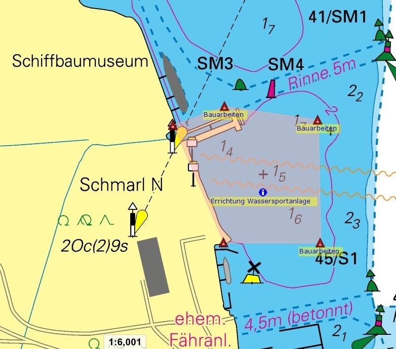 Rostock Schmarl Baugebiet Navinfo bei Rostock (Schmarl Dorf) BoatView