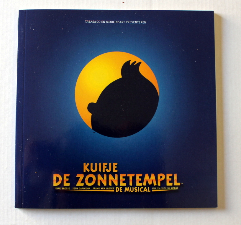 Kuifje - Programmaboekje Musical De Zonnetempel - 2001 - Mijn Bobbedoes