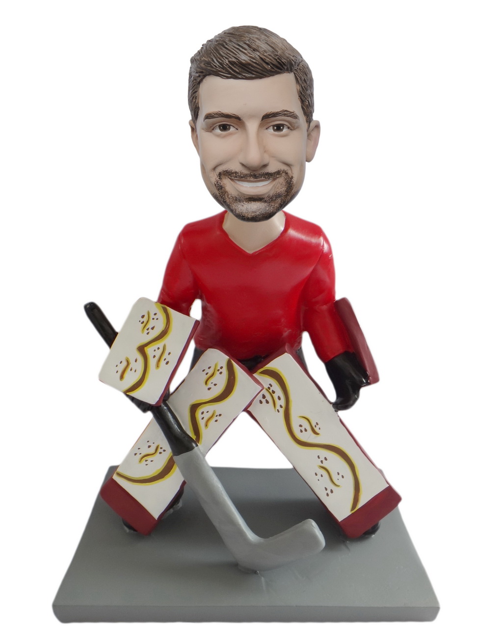 Custom Bobble Head Male Hockey Goalie Bobblehead Gift Ideas For Men