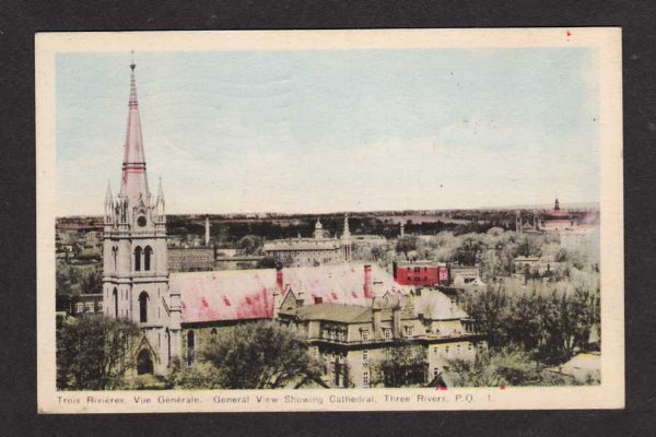 PQ Cathedral THREE RIVERS QUEBEC CANADA Postcard PC eBay