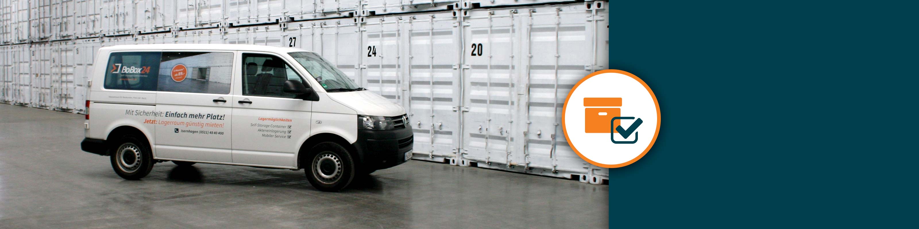 Bobox24 Vermietung SelfStorage Containerbox