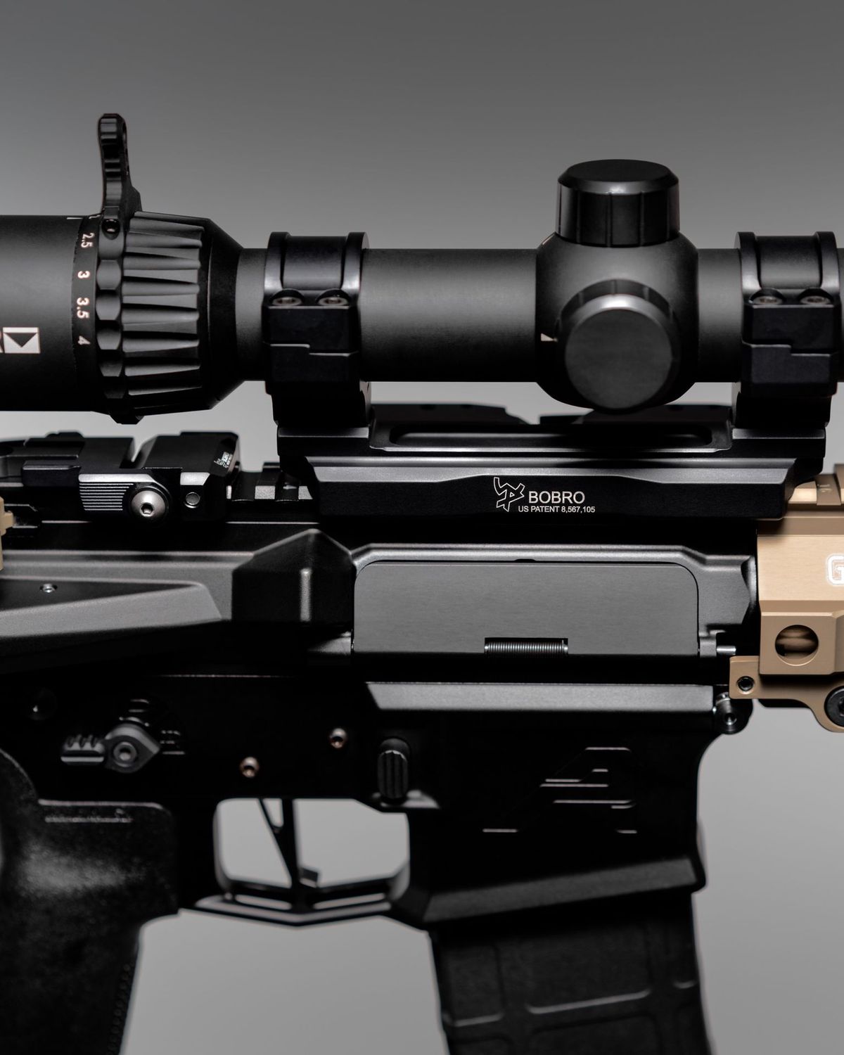 SCAR/Monolithic Rail QD Scope Mount