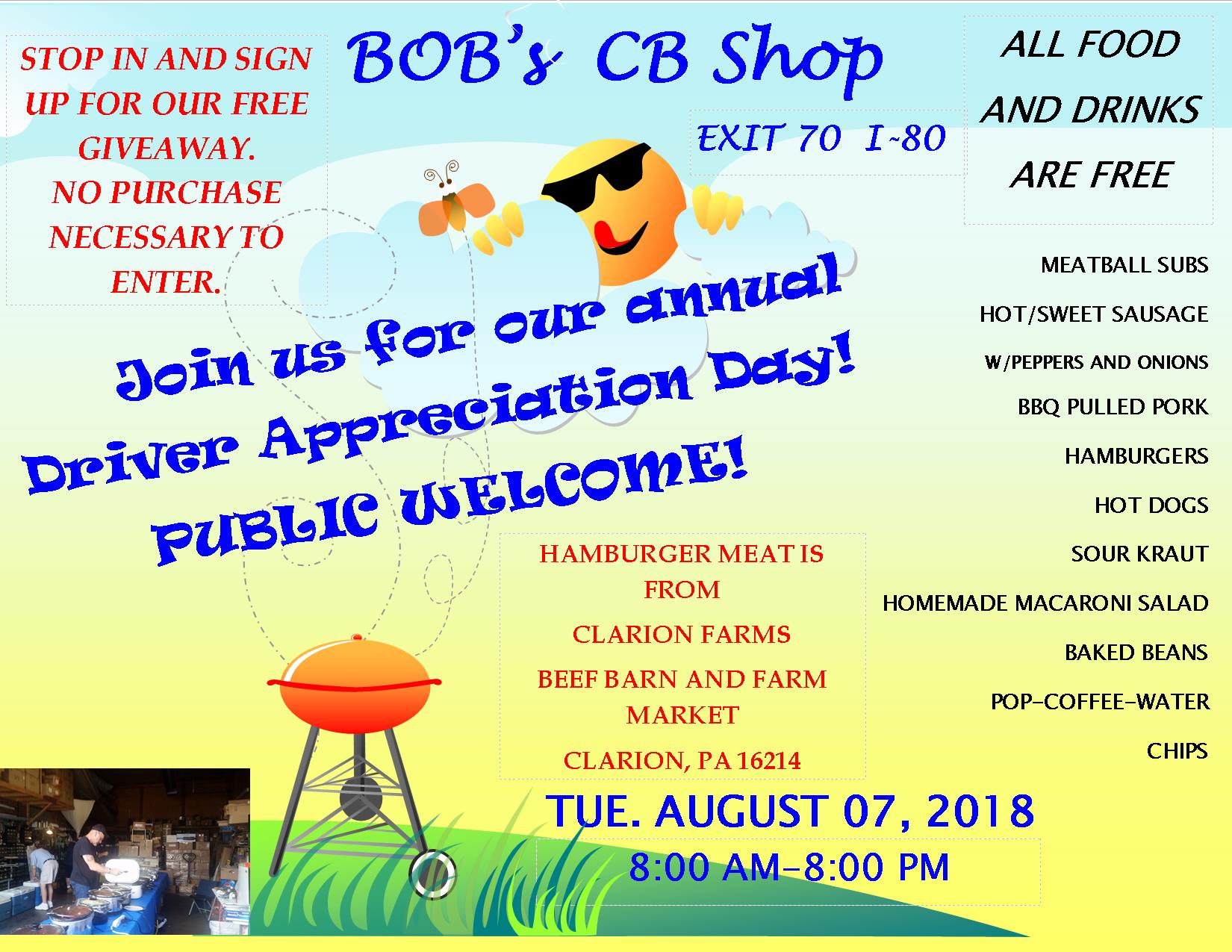 Bob's CB Shop Driver Appreciation Day 2018