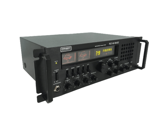 Ranger (RCI-69 BASE) - AM/FM/USB/LSB/CW/PA, Black, Factory Warranty