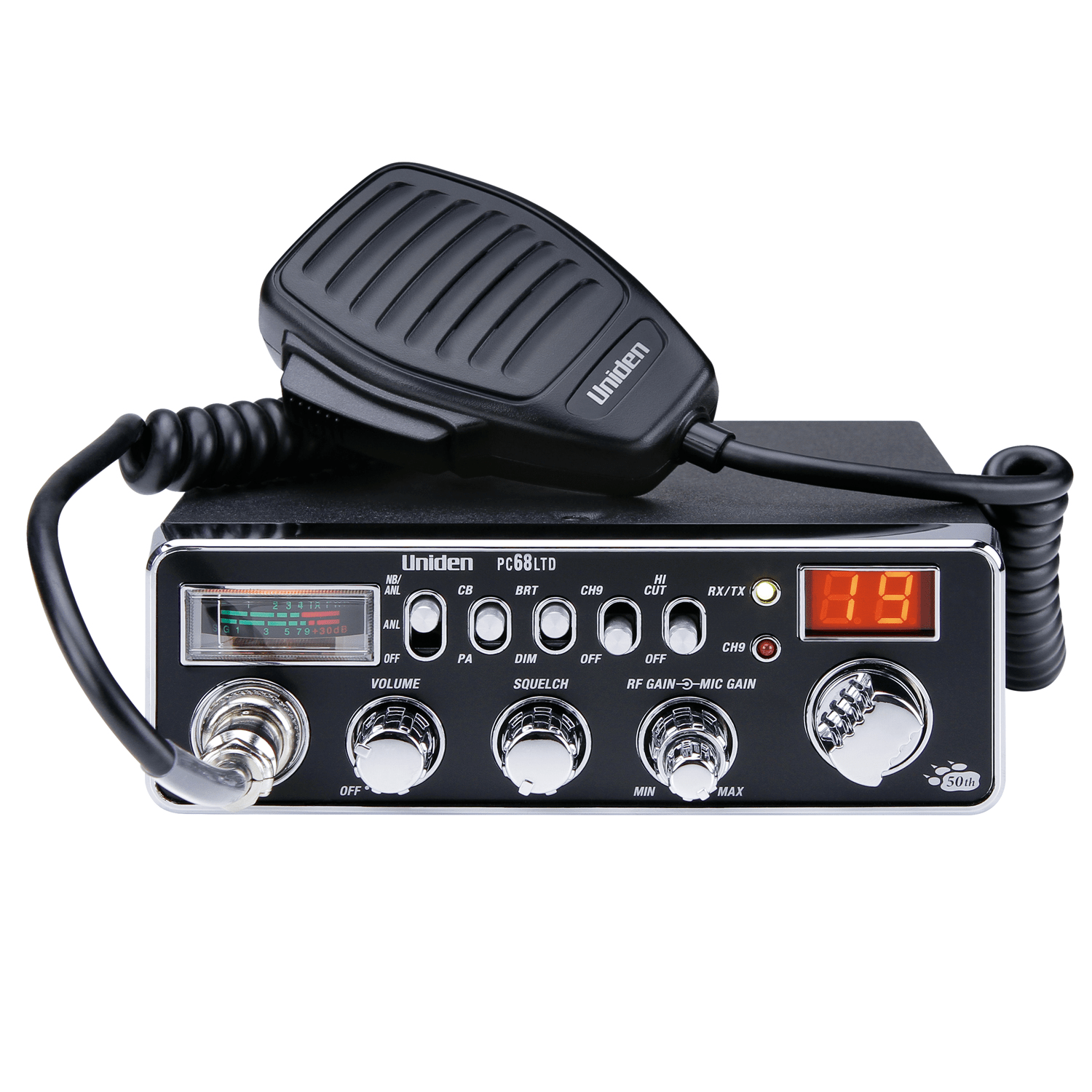 Uniden (PC68LTD) 50th Anniversary Limited Edition Bearcat Pro with Analog S/RF Meter, Instant